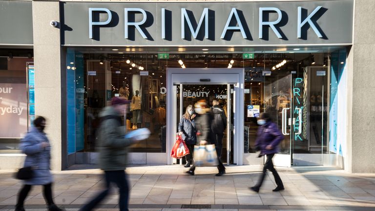 Primark store. Image: PA