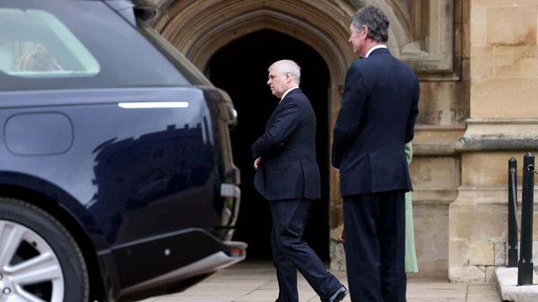 Prince Andrew, Duke of York. Pic: Reuters