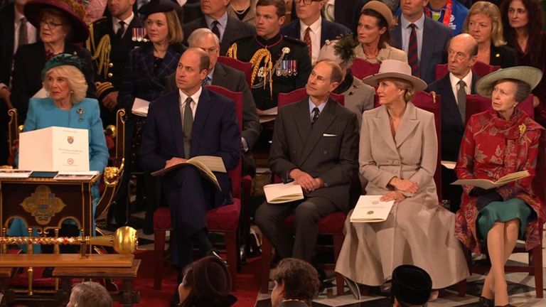 Royal family attend Commonwealth Day service at Westminster Abbey