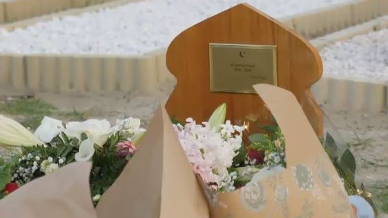 Rula was buried during a small ceremony