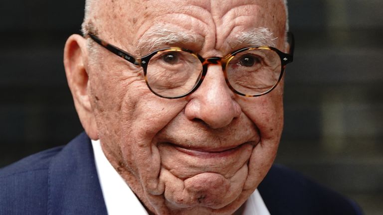 Rupert Murdoch at his annual party at Spencer House, St James' Place in London. Picture date: Thursday June 22, 2023.

