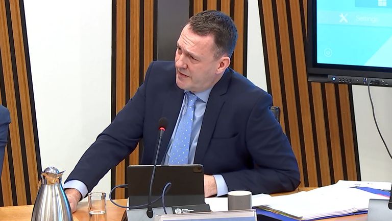 Russell Findlay MSP. Pic: Scottish Parliament TV