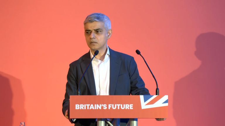 Sadiq Khan speaks at London Labour Conference