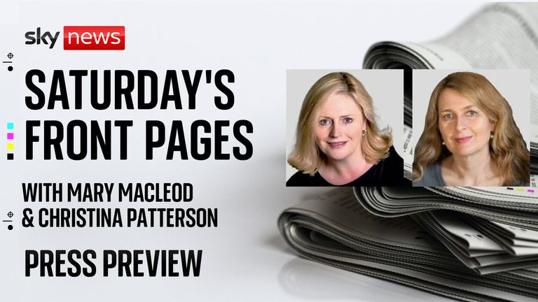 Press Preview: Saturday's papers | News UK Video News | Sky News