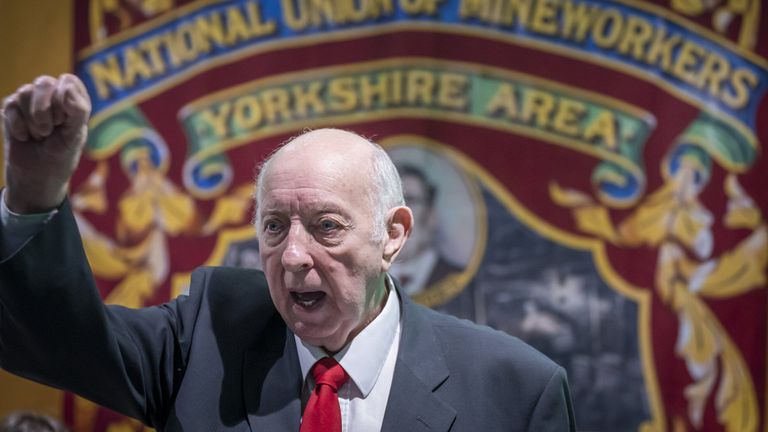 Arthur Scargill at Dodworth Miners Welfare in Barnsley during the Miner&#39;s strike 40th anniversary rally. Picture date: Saturday March 2, 2024.
Read less
Picture by: Danny Lawson/PA Wire/PA Images
Date taken: 02-Mar-2024