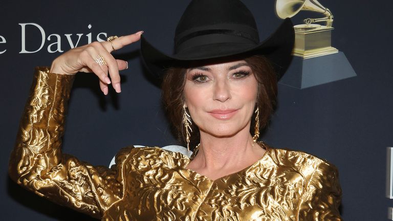 Shania Twain will play the Glastonbury 2024 legends slot. Pic: Cover Images via AP