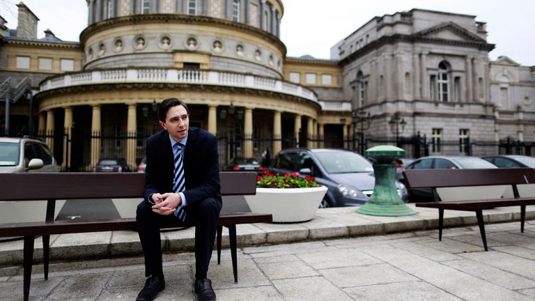 Simon Harris, then-finance minister of state, in 2015. Pic: Reuters