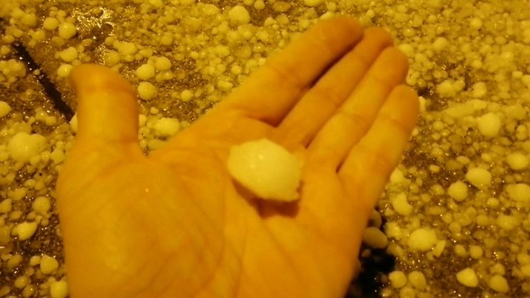 ENEX: Hailstorm Hits Zamora Overnight