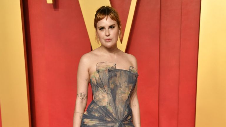 Tallulah Willis at the Vanity Fair Oscar Party earlier this month. Pic: Evan Agostini/Invision/AP