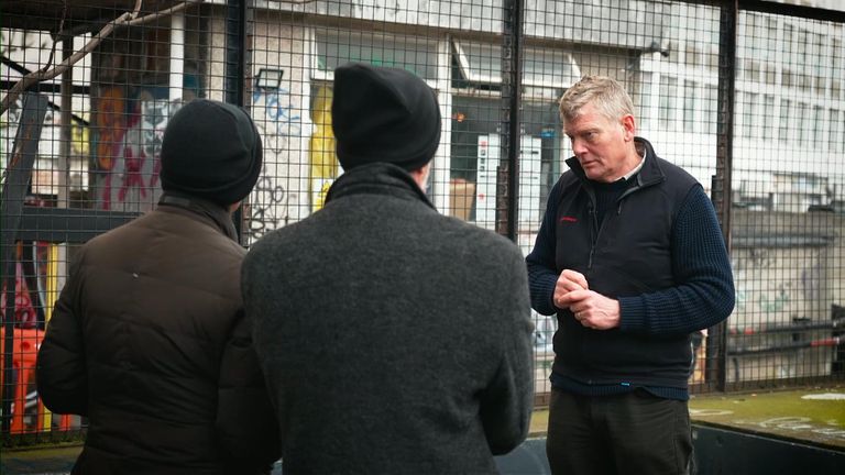 Tom Heap speaks to the Tyre Extinguishers