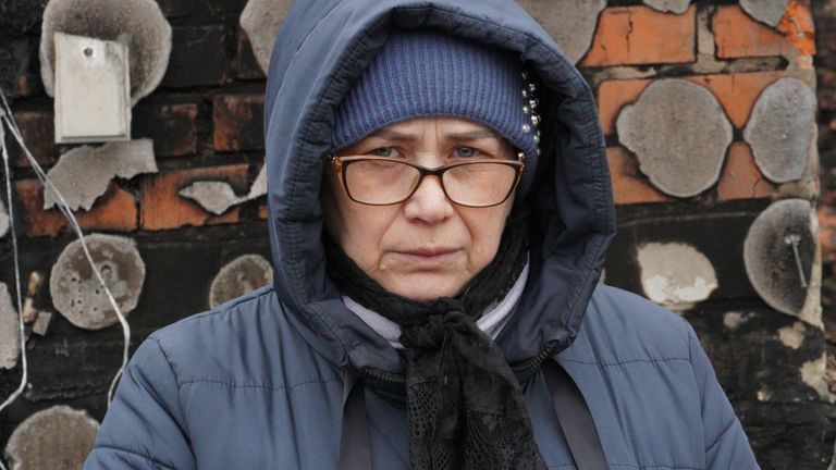 Tetyana Putiatina's son, daughter-in-law and three grandchildren were killed in a Russian attack on Kharkiv.