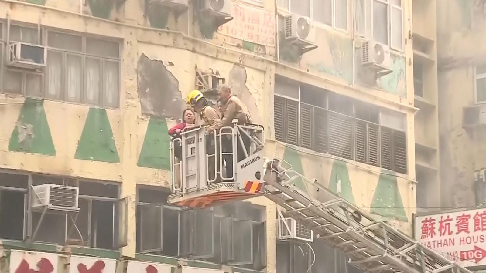 Hong Kong fire: Five dead and 27 injured after blaze in apartment ...