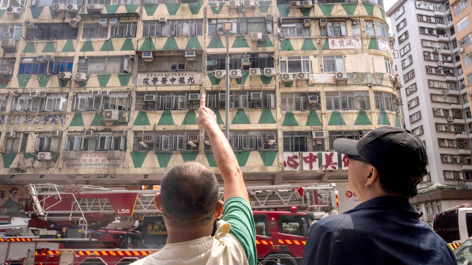 Hong Kong fire: Five dead and 27 injured after blaze in apartment building 
