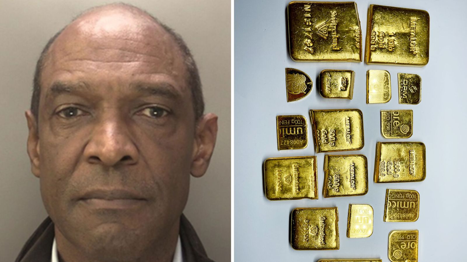 Gold bars and painting taken from 'prolific money launderer' will be sold
