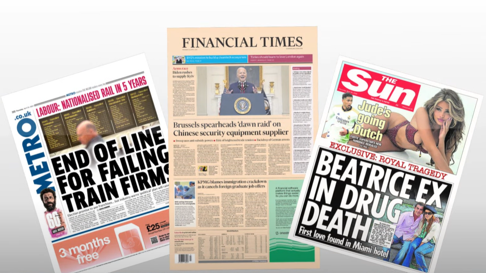 Thursday's national newspaper front pages | UK News | Sky News
