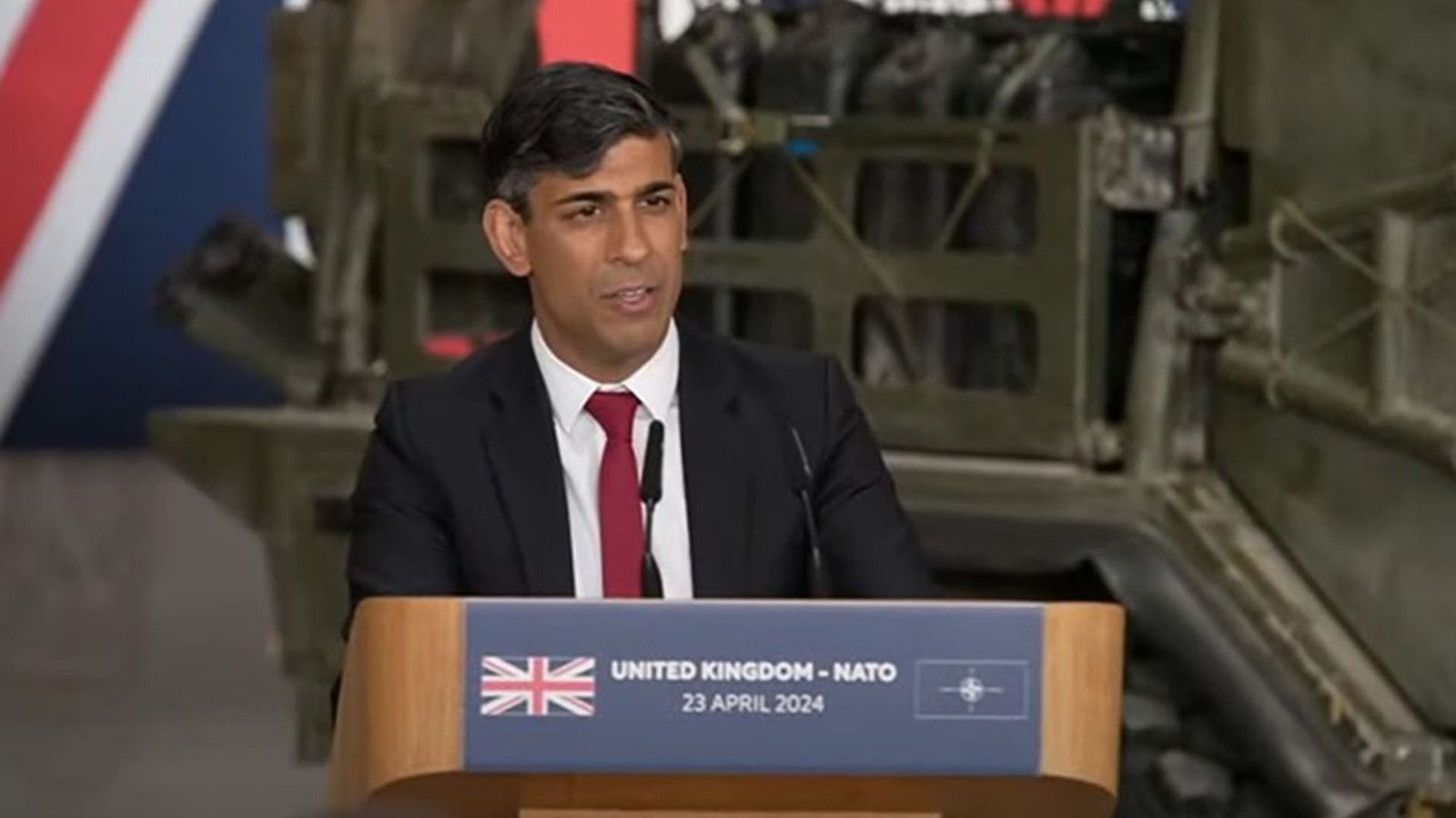 Rishi Sunak warns of 'growing threats' as he announces tens of billions of pounds in extra defence funding