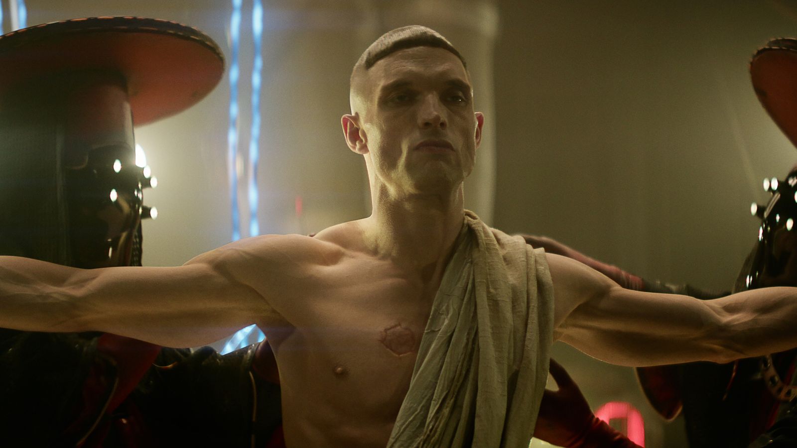 Rebel Moon Zack Snyder and Ed Skrein on 