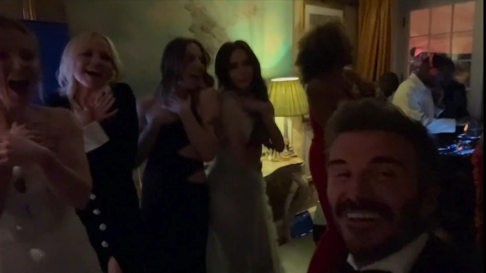 Spice Girls reunite for Victoria Beckham's 50th birthday with Stop singalong