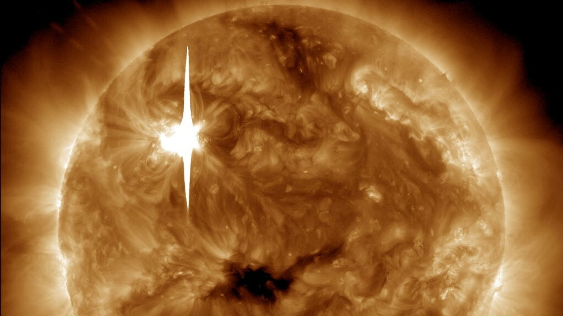 Rare giant explosions on sun's surface could help NASA find out what we need to live on Mars