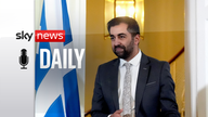 First Minister Humza Yousaf arrives for a press conference at Bute House, his official residence in Edinburgh where he said he will resign as SNP leader and Scotland's First Minister, avoiding having to face a no confidence vote in his leadership. Mr Yousaf's premiership has been hanging by a thread since he ended the Bute House Agreement with the Scottish Greens last week. Picture date: Monday April 29, 2024. PA Photo. See PA story POLITICS Yousaf. Photo credit should read: Andrew Milligan/PA Wire