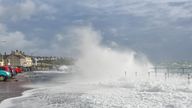 Storm Kathleen hits Whitehead, County Antrim. Pic: Bill Guiller