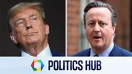 Donald Trump and David Cameron
Pic: Reuters/AP