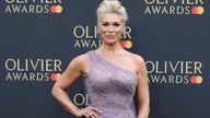 Hannah Waddingham presented the Olivier awards for the second year running