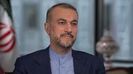 Iranian foreign minister Hossein Amirabdollahian. Pic: NBC News 