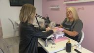 Lauren Pritchard, owner of The Beauty Bar in Birmingham told Sky News the cost of opening her salon on a day-to-day basis has doubled in the last four years.
