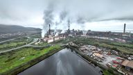 The Tata Steel Steelworks in Port Talbot.
Pic: iStock