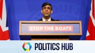 Pic: Reuters
British Prime Minister Rishi Sunak speaks during a press conference at Downing Street in London, Britain, April 22, 2024. REUTERS/Toby Melville/Pool