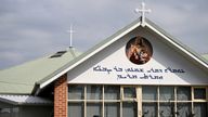 Police investigate at the Assyrian Christ The Good Shepherd Church after a knife attack took place during a service the night before, in Wakeley in Sydney, Australia, April 16, 2024. REUTERS/Jaimi Joy