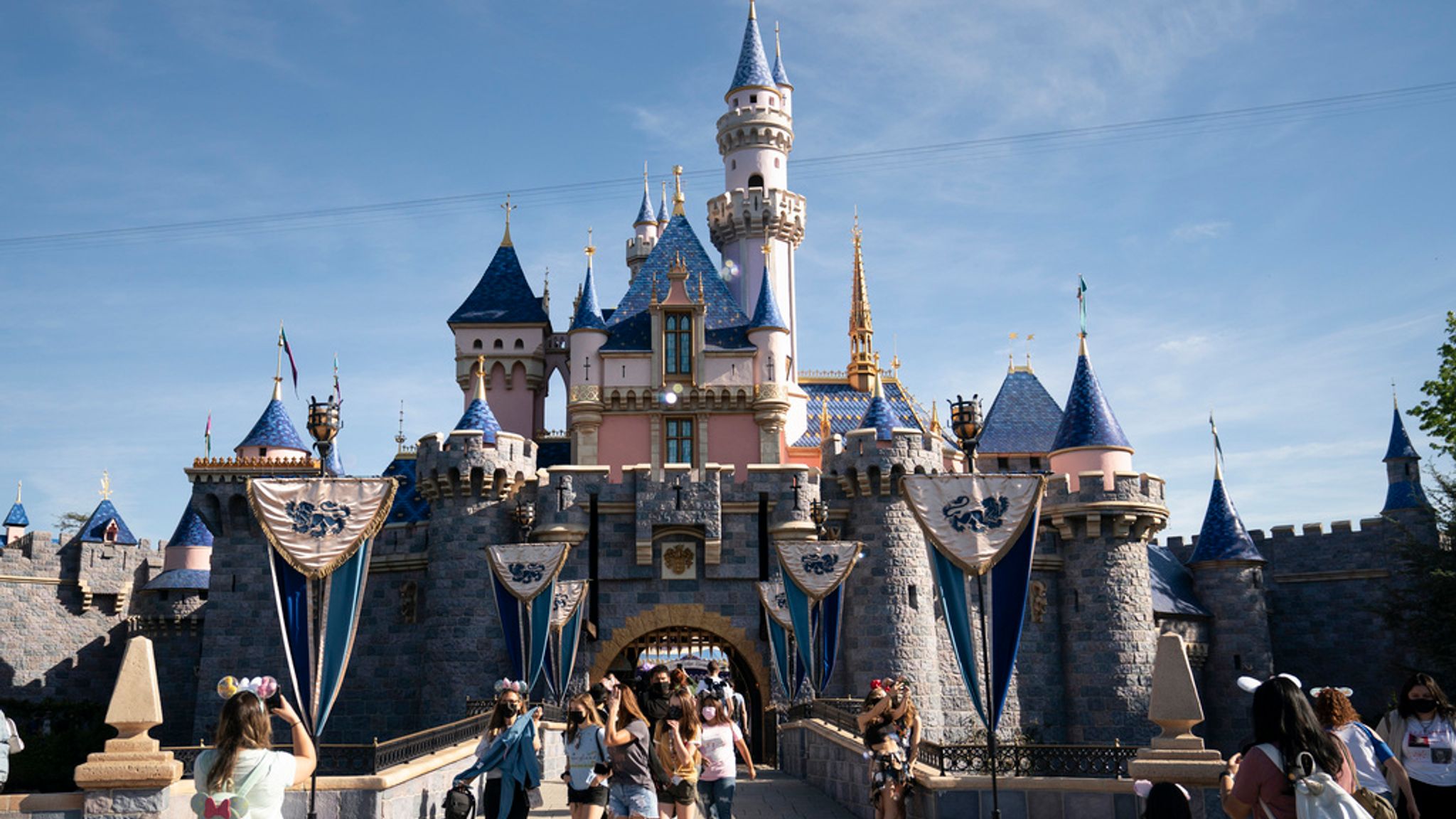 Disneyland workers vote for potential strike | US News | Sky News