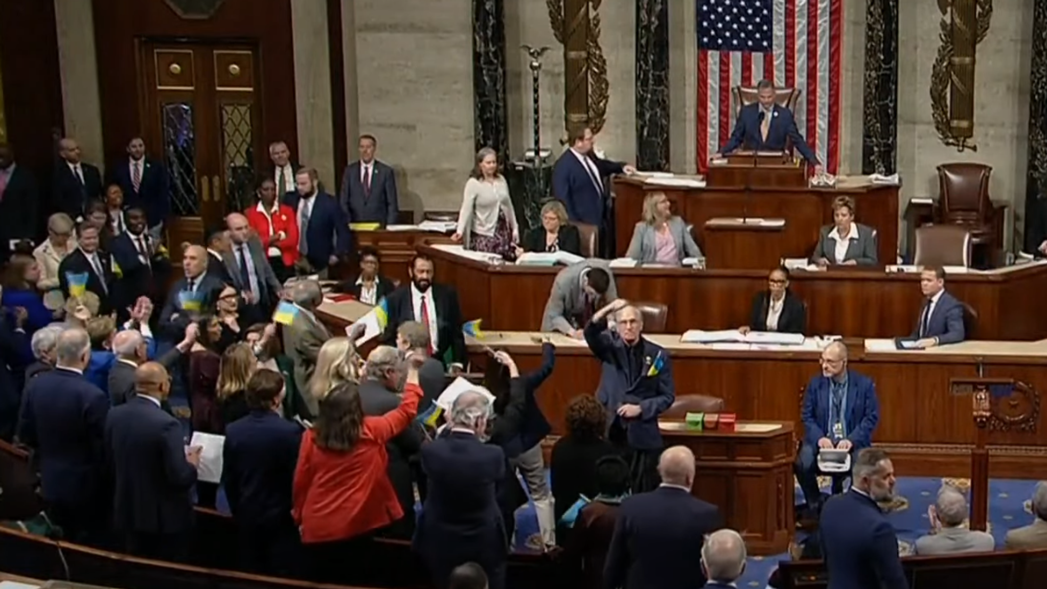 Representative Cardima Zelenskyy 'grateful' after $60.8bn Ukraine aid package approved by US ...