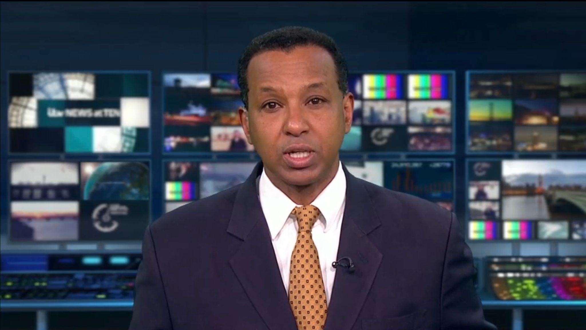 Rageh Omaar: ITV newsreader 'receiving medical care' after on-screen ...