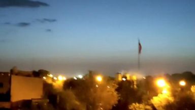 &#39;Explosions&#39; seen and heard over Isfahan in Iran