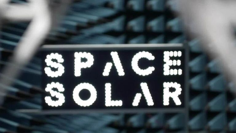 Solar farms in space: Beaming electricity back to Earth  | News UK Video News | Sky News