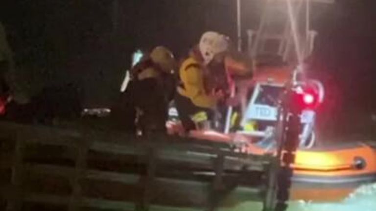 Portsmouth&#39;s potentially &#39;highest ever tide&#39; causes chaos for lifeboat crews