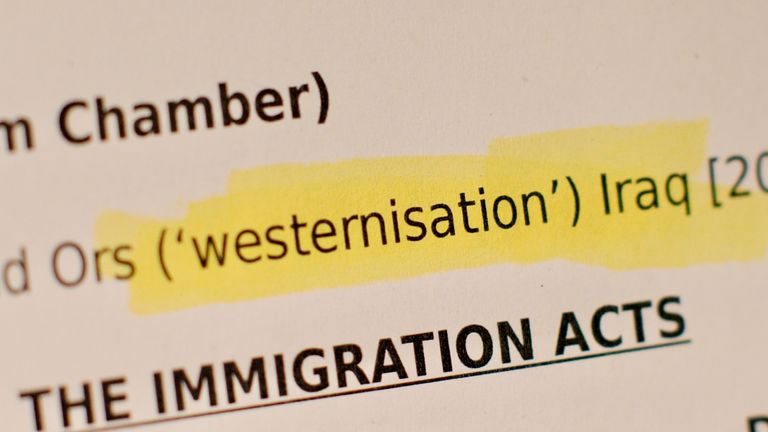 “Westernisation” is an argument made by people whose length of stay in the UK means they would face persecution in their home countries.