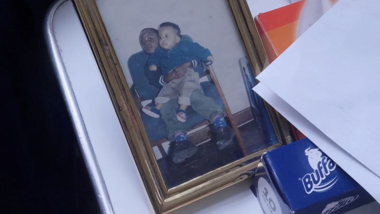 Sakhile treasures her pictures of her two sons when they were young