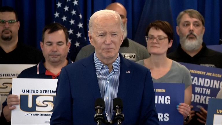 Biden honors uncle who he says was shot down during WWII in an area known to have 'cannibals'
