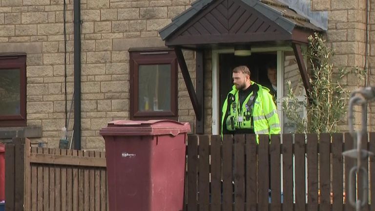 Police search house linked to Bradford murder