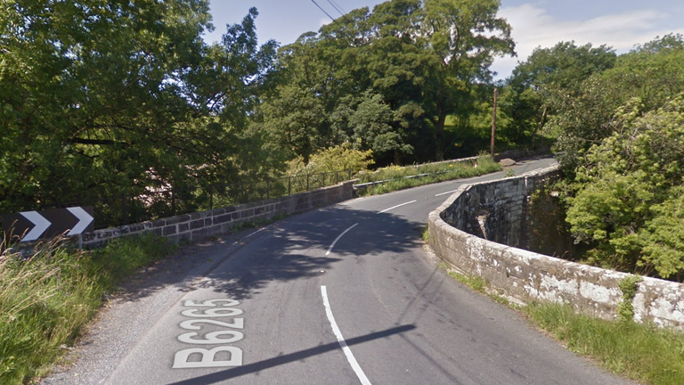 Dibbles Bridge, near to where Ms Garbutt's car was found. Pic: Google Street View