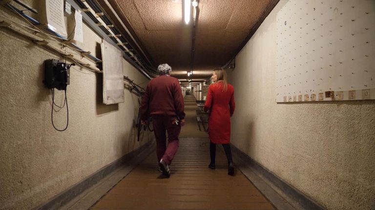 Security and defence editor Deborah Haynes reports from a top secret nuclear bunker during the Cold War.