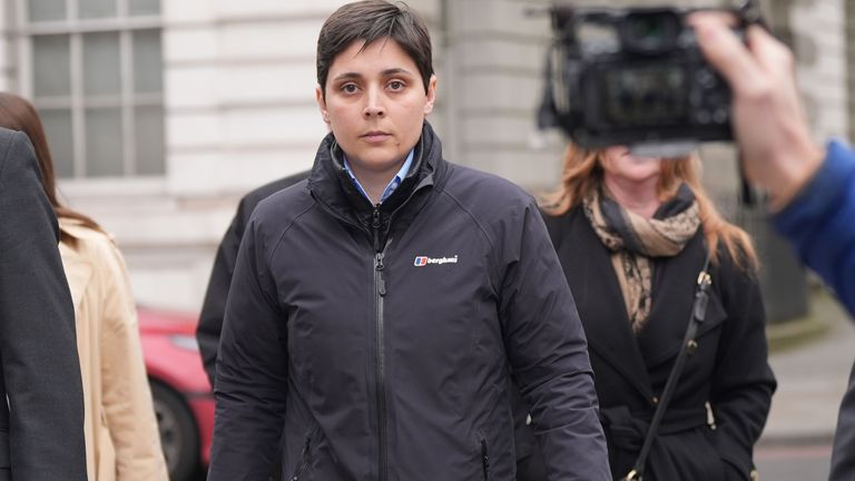 Pc Rachel Comotto leaves Westminster Magistrates&#39; Court
