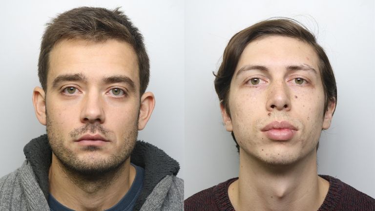 Adam Dennis (left) and Robert Morgan (right). Pic: British Transport Police