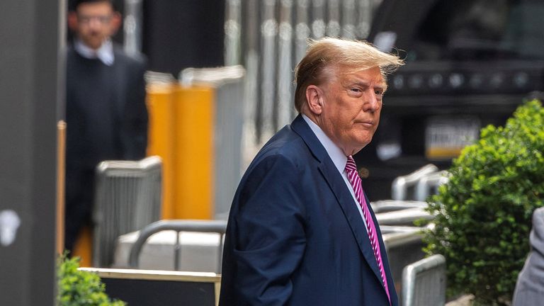 Donald Trump leaves Trump Tower Photo: Reuters