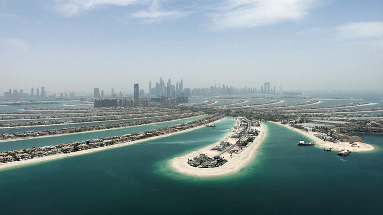 Dubai&#39;s beaches are a major draw for UK tourists every year. Pic: Reuters