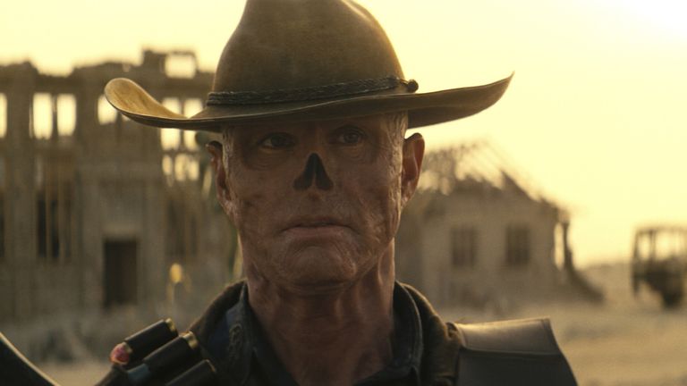 Walton Goggins plays The Ghoul in the Fallout show. Pic: Amazon/Everett/Shutterstock