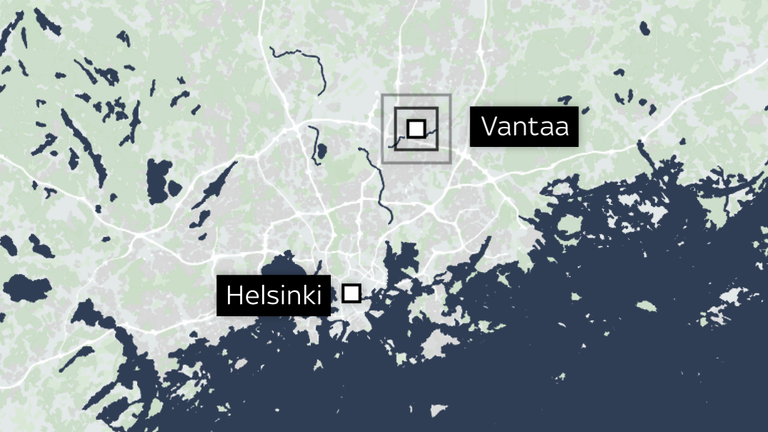 Finland school shooting map